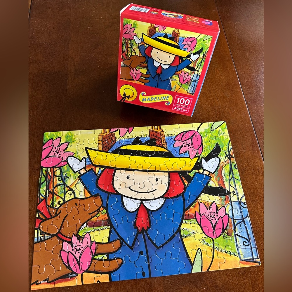 Madeline with Dog Kids 100 Piece Puzzle